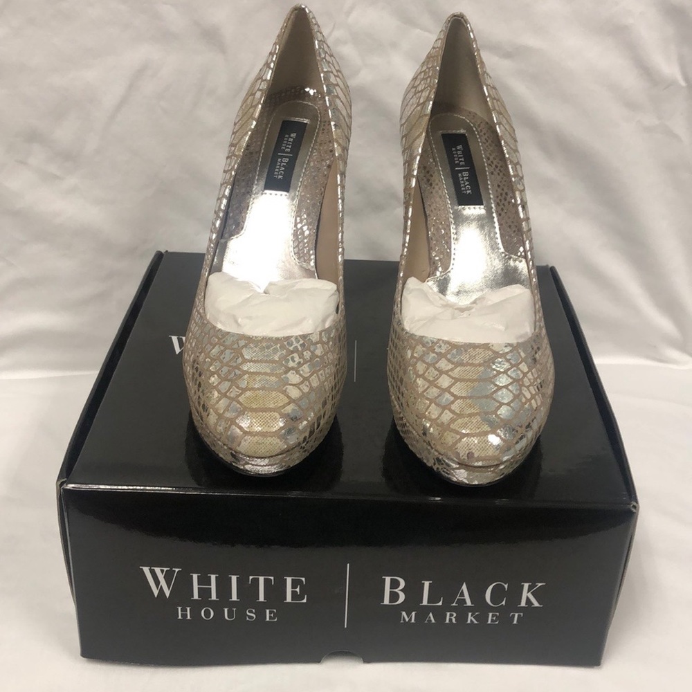 High heel platform shoes